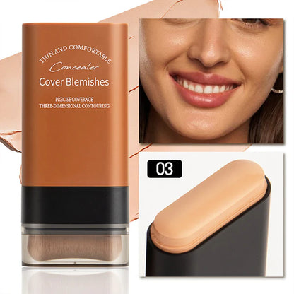 ✨Avafera® Instant Concealing Foundation Stick with Built-in Brush