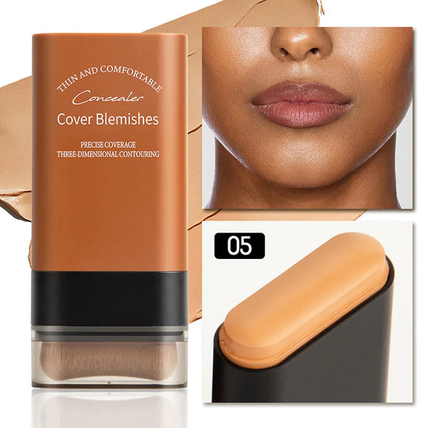 ✨Avafera® Instant Concealing Foundation Stick with Built-in Brush