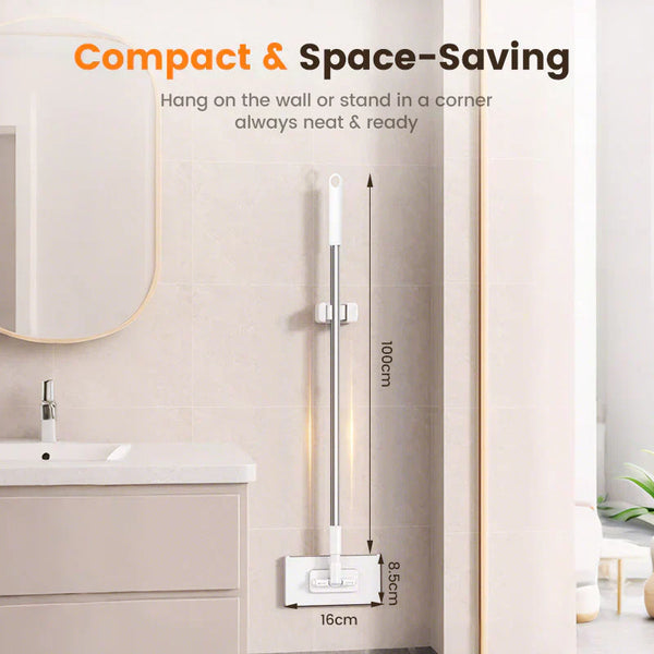 🆙 Multi-Purpose 360° Magic Mop – Wet & Dry Cleaner for Floors, Walls & Windows (Use Any Cloth)