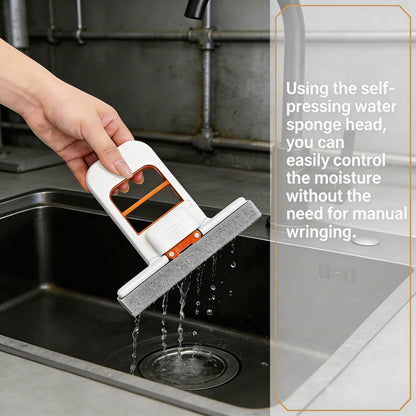 Avafera® Mini Foldable Desktop Mop – Compact Self-Squeeze Cleaning Tool