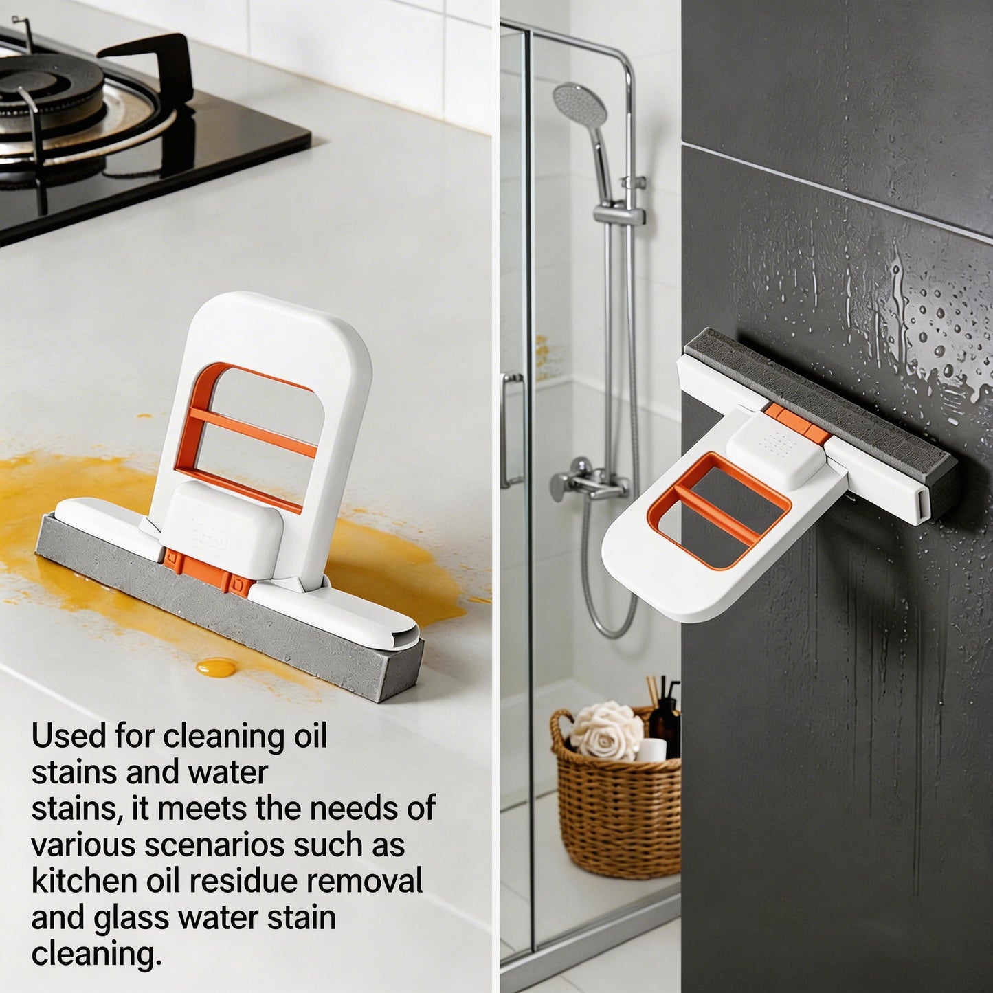Avafera® Mini Foldable Desktop Mop – Compact Self-Squeeze Cleaning Tool