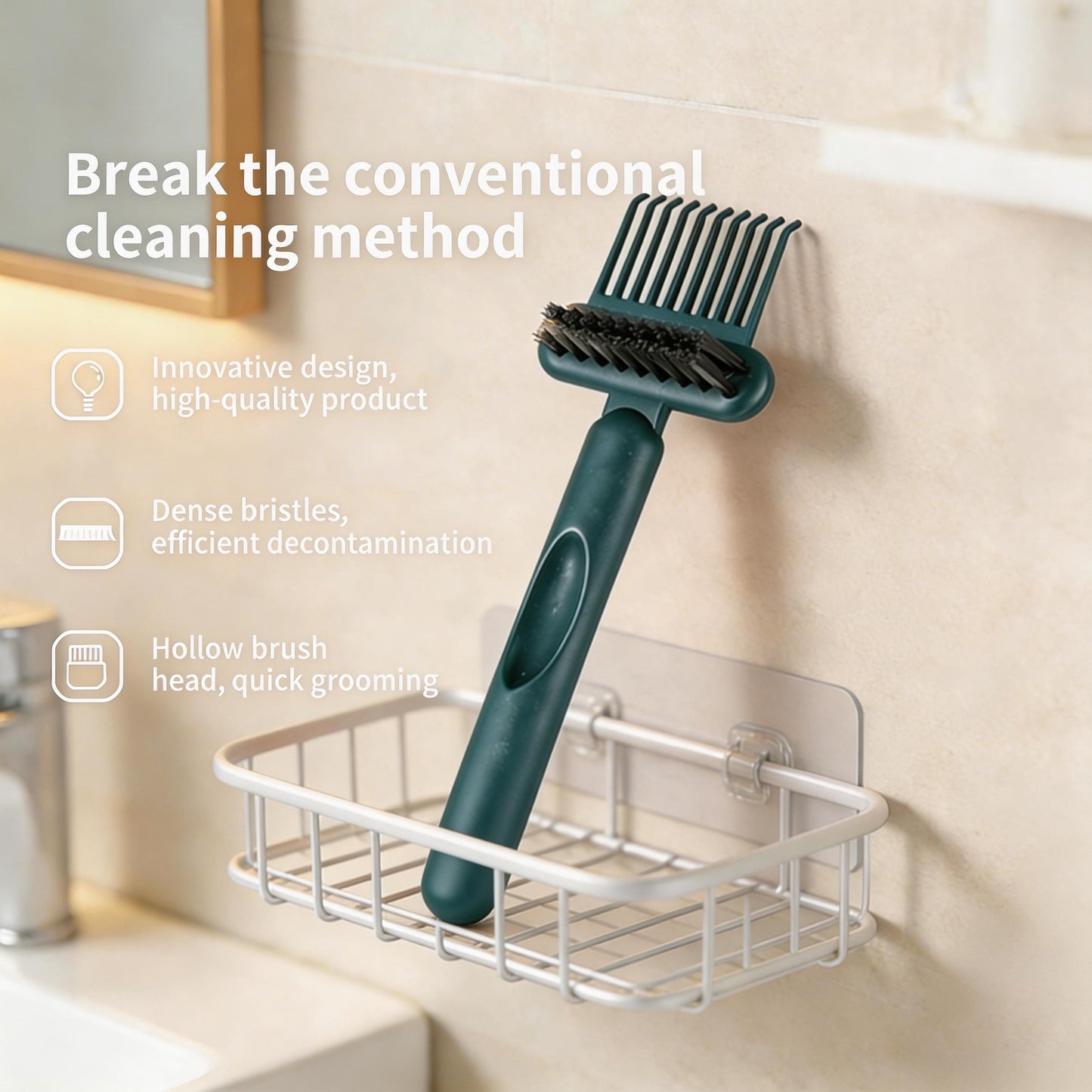 Avafera® 2-in-1 Brush Cleaning Tool – Compact Comb & Brush Cleaner