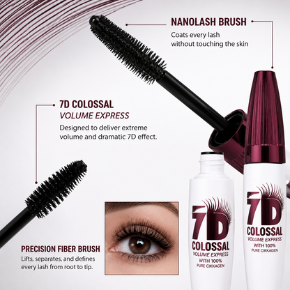 🆙⏰💥  Final 24 Hours:Buy 1 Get 1 FREE  —  Avafera®  7D Colossal Mascara | Lift, Volume & Smudge-Proof Drama