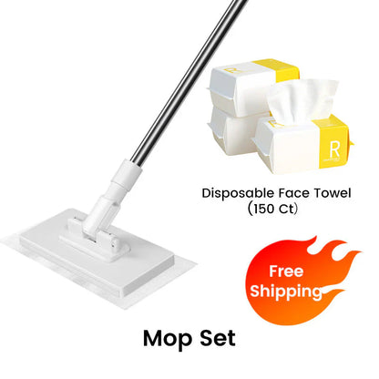 🆙 Multi-Purpose 360° Magic Mop – Wet & Dry Cleaner for Floors, Walls & Windows (Use Any Cloth)