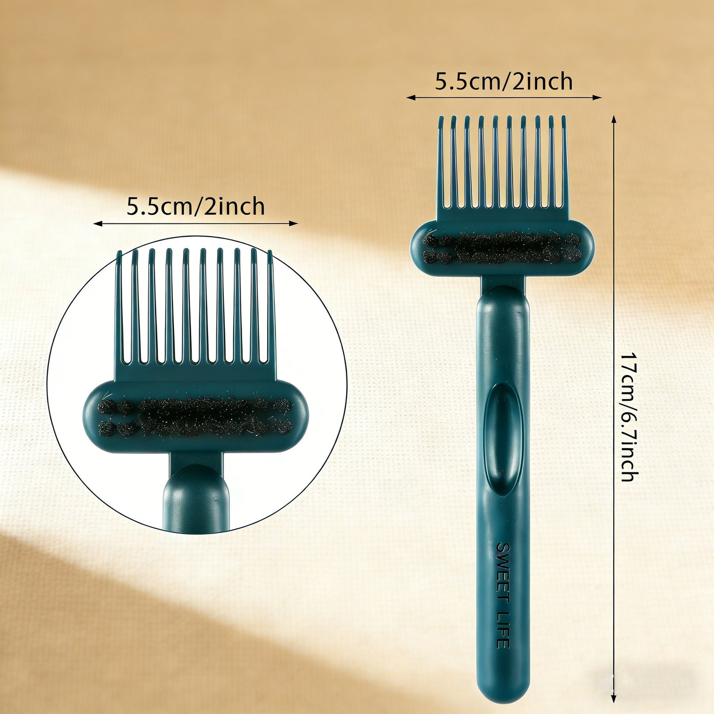 Avafera® 2-in-1 Brush Cleaning Tool – Compact Comb & Brush Cleaner