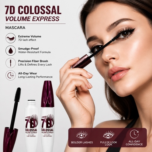 💥⏰  Final 24 Hours:Buy 1 Get 1 FREE  —  Avafera®  7D Colossal Mascara | Lift, Volume & Smudge-Proof Drama