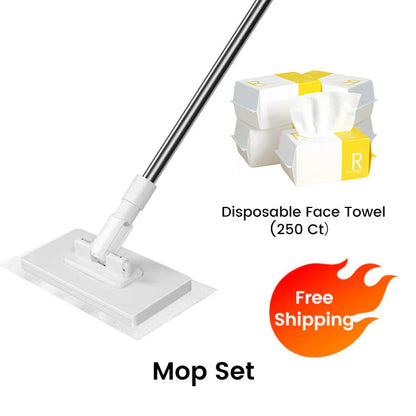 🆙 Multi-Purpose 360° Magic Mop – Wet & Dry Cleaner for Floors, Walls & Windows (Use Any Cloth)
