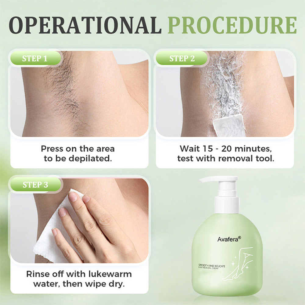 🫧 Avafera® Gentle and Non-Irritating Hair Removal Cream