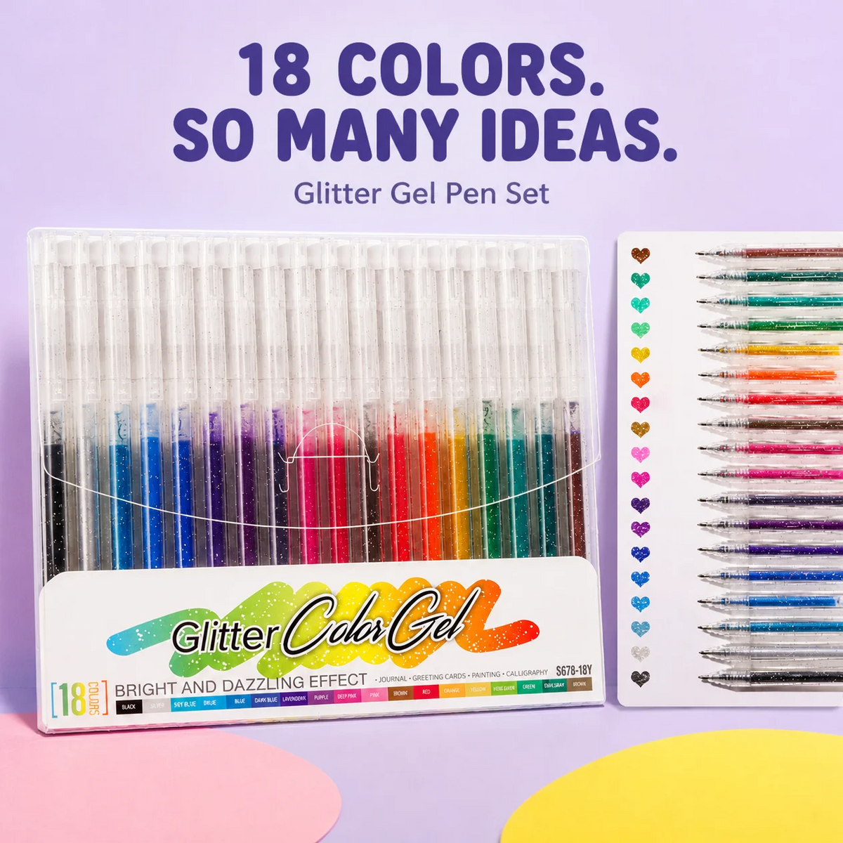 Glitter Gel Pen Set