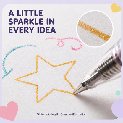 Glitter Gel Pen Set
