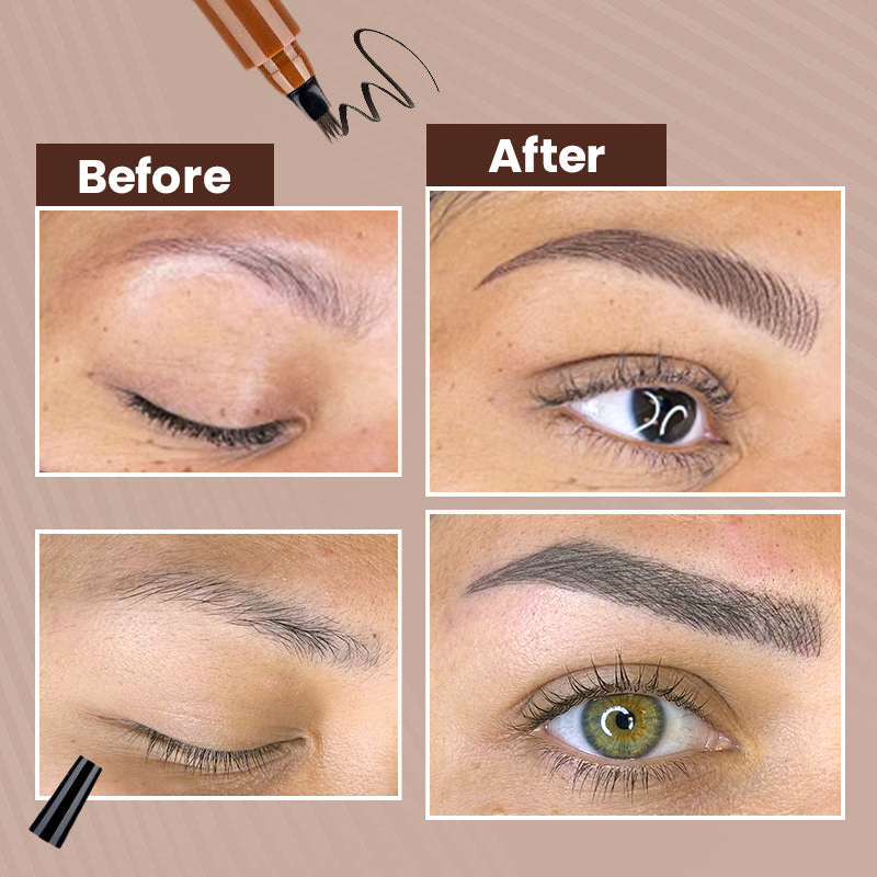 🆙🔥👁️ Avafera®  Waterproof Four-tip Beard and Eyebrow Pen✨
