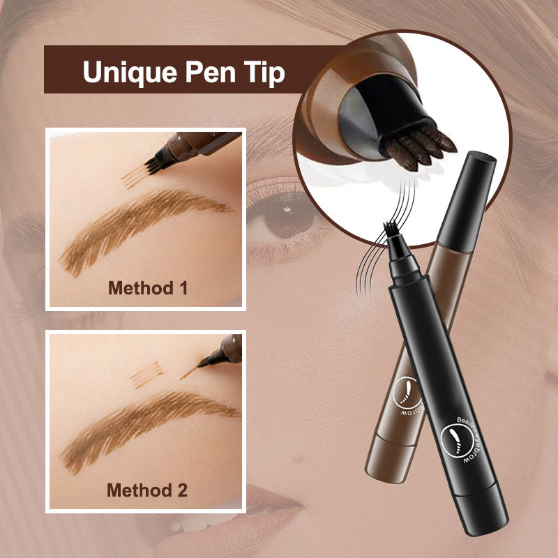 🆙🔥👁️ Avafera®  Waterproof Four-tip Beard and Eyebrow Pen✨