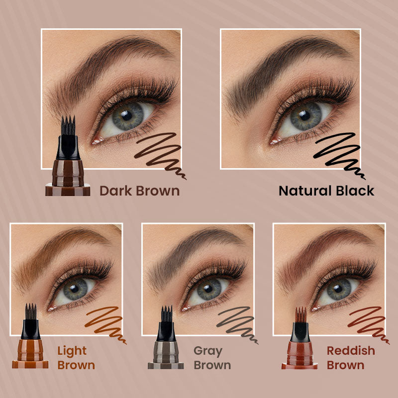 🆙🔥👁️ Avafera®  Waterproof Four-tip Beard and Eyebrow Pen✨